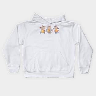 sport cat Kids Hoodie